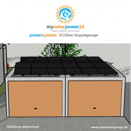 PV Powersystem ECOline Komplett-Bausatz für Garagen