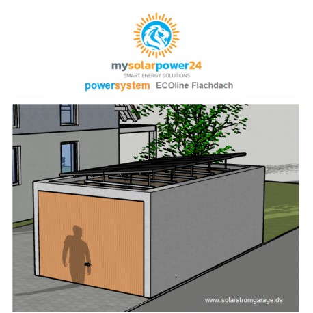 Powersystem ECOline Komplett-Bausatz für Garagen